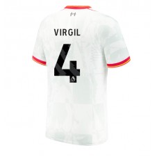 Liverpool Virgil van Dijk #4 Tredje Tröja 2024-25 Korta ärmar